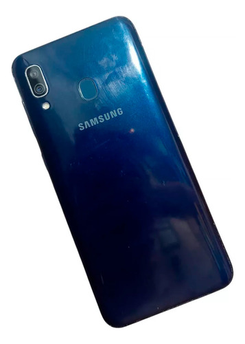 Samsung Galaxy A20 32gb Azul 3gb Libre Fact A Ver Descrpcion Azul (Usado)
