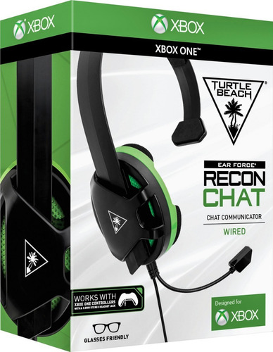 Diadema Chat Turtle Beach Recon Negro Xbox One Nuevo