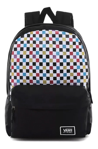 Morral Vans Realm Glitter Checkerboard  100% Original