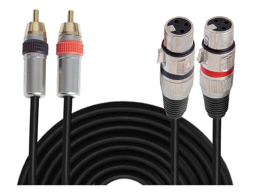 Cable De Audio Xlr Hembra A Rca Macho Pyle-pro Pprcx05