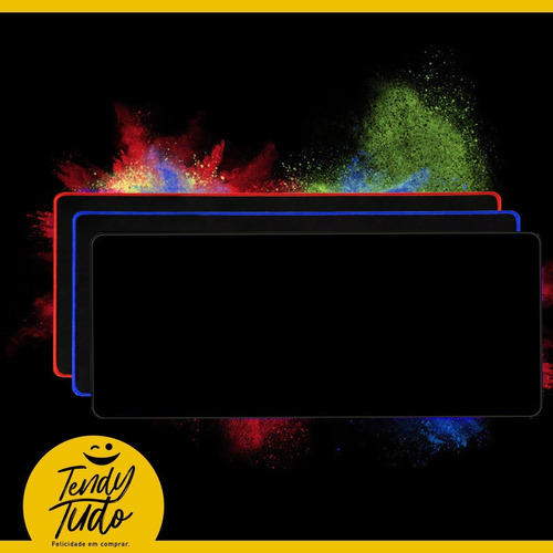 Imagem 5 de 8 de Mouse Pad Speed Gamer Extra Grande 70 X 35 Borda Costurada