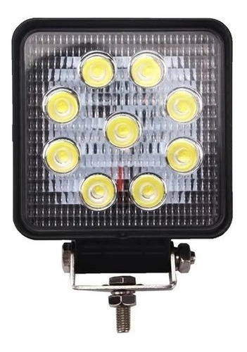 Faro Auxiliar Cuadrado 4x4 Led Off Road 27w 12/24v Jeep Ns