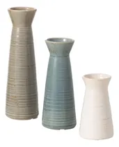 Comprar Sullivans Juego De Jarrones De Cerámica, 3 Jarrones Pequeños