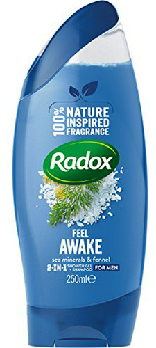 Gel Para Baño Y Ducha - Radox Feel Awake For Men Gel De Duch