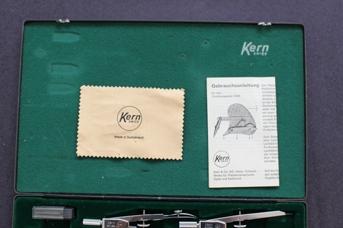 Raridade Conjunto De Compassos Kern 1069 - 19 Peças (Usado)