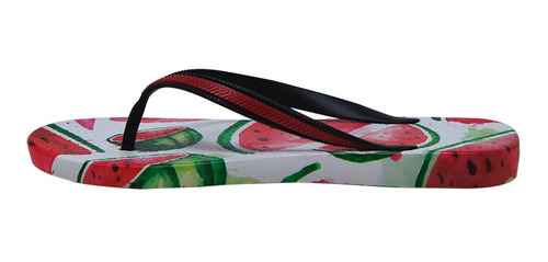 Imagen 4 de 5 de Sandalias Para Dama Con Estampados Sandia Ish Fc-3086