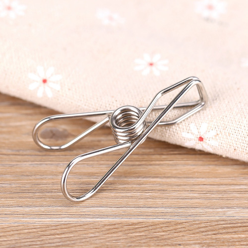 20pcs Ganchos De Ropa Acero Inoxidable Para Tendedero Hogar