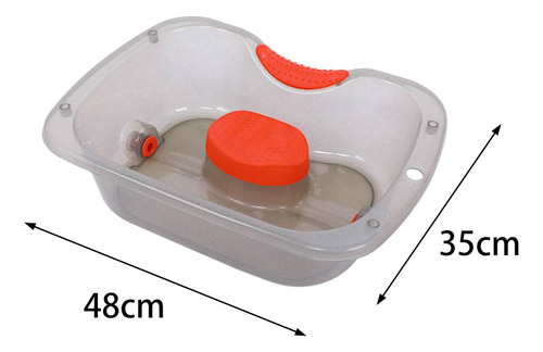 Lavabo Portátil Para Lavado De Cabello En Casa, Gris