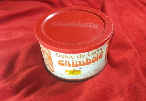 Antigua Lata Dulce De Leche Chimbote Hojalata Tapa Plastico