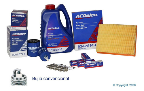 Kit Afinacion Aceite 20w50 Sl Multigrado Chevy Pop 2000