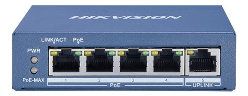 Switch Hikvision Ds-3e0505p-e 4-port Gigabit Poe