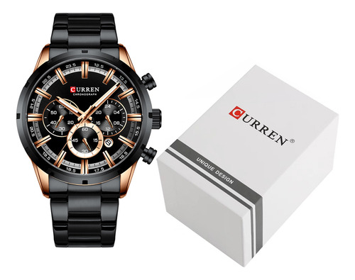 Relojes De Pulsera Curren, Reloj De Cuarzo De Lujo A Prueba