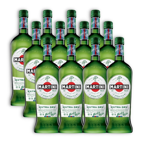 Aperitivo Martini Extra Dry Vermouth Caja X12u 1000ml