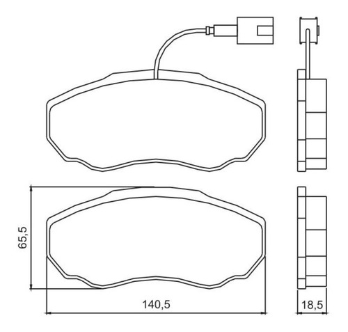 Pastilha Freio Dianteiro Jumper Ducato Boxer Jurid Hq2233a