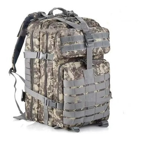 Mochila Morral Tactico Militar Viaje Grande Talla L De 40l