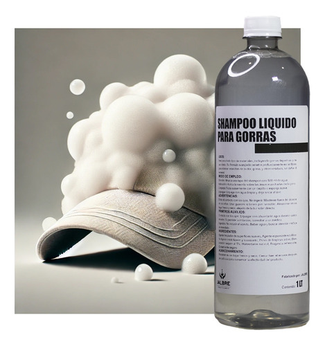 Shampoo Limpiador De Gorras 3l | Quita Manchas Y Sudor
