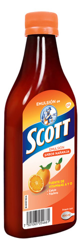 Emulsion De Scott Naranja, 1 Frasco 400 Ml