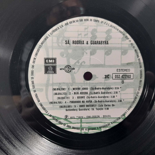 Imagem 3 de 6 de Vinil Lp Sá Rodrix E Guarabira Grandes Sucessos