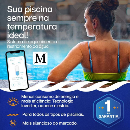 Trocador De Calor Inverter C/ Wifi Até 40m³ Com Wifi Brustec