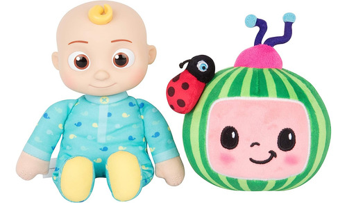 Cocomelon Jj Melon 8 Plush Toys, 2 -pack - Super Soft Adorab