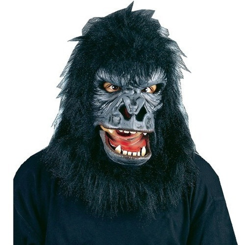 Máscara Para Disfraz Adulto Gorila Halloween 