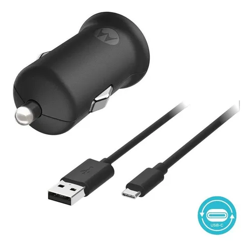 comprar Cargador Para Auto Motorola Original Turbo Power 18w Tipo C