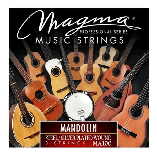 Set Encordado Mandolina 8 Cuerdas Magma Professional Strings