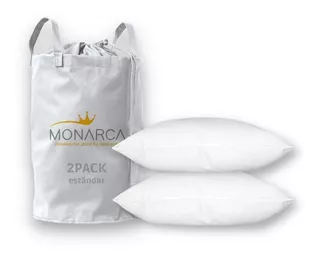 2 Pack Almohada Hotelera Good Night 2 Estandar Firme Color Blanco