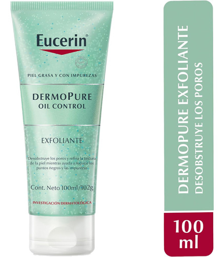 Exfoliante Facial Eucerin Dermopure Oil Control 100 Ml