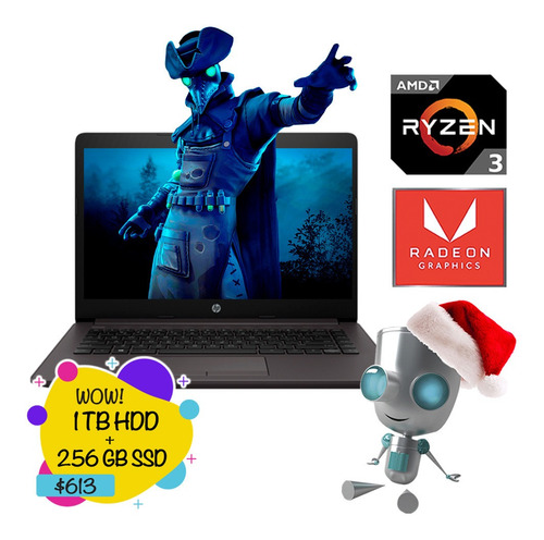 Imagen 7 de 9 de Laptop Hp 14 Ryzen 3 Superior A I5 /1tb/16gb/128ssd/256ssd