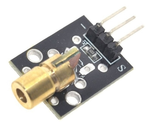 Imagen 4 de 6 de Puntero Laser Módulo Ky-008 3pin 650nm Rojo Arduino