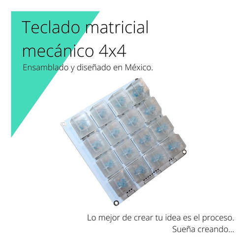 Teclado Matricial Mecánico 4x4 | Arduino Pic Avr