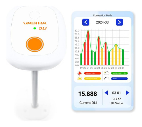 Vbr-20 Dli Medidor Solar Registrador Dli