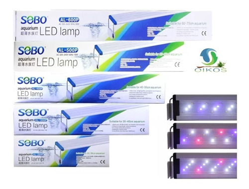 Lampara Led Para Acuario Sobo Al 500p 9w