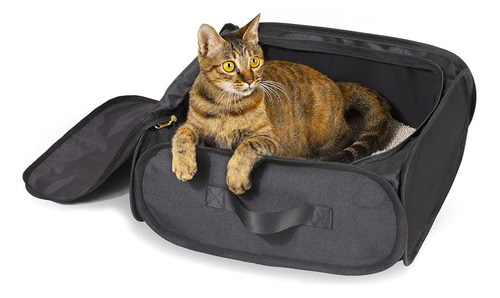 Barrpet Cat Travel Litter Box Caja De Arena Portátil Plegabl