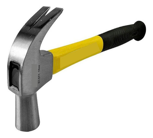 Martillo Galponero Carpintero Acero Mango Fibra Vidrio 16oz