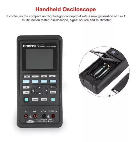 Osciloscopio Portátil 2 Canal 40mhz + Multimetro Hantek 2c42