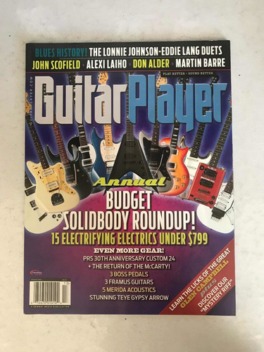 Guitar Player. Budget Solidbody Roundup. 2015. Vol. 49. No.