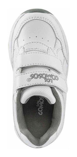 Imagen 4 de 6 de Tenis Escolares Gomyschool V New Blanco Unisex Los Gomosos