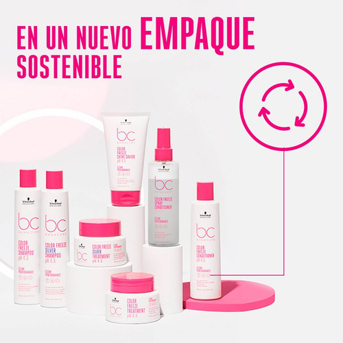 Shampoo Bonacure Color Freeze Sin Sales Sin Sodio