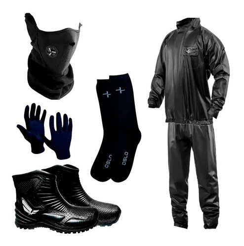 Piloto Delta + Botas Hifly + Cuello + Guantes + Medias Fas