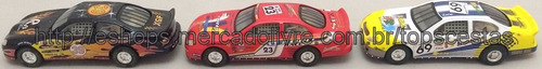 Imagem 6 de 7 de Kit 3 Miniaturas Carrinho Competição Racer Diecast Racing