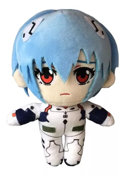 Juguete Peluche Rei Ayanami Chikita Pelo Corto | Evangelion