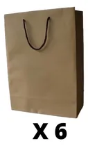 Comprar Bolsa De Regalo Kraft Gruesa Decorativas Carton X 6und Md 