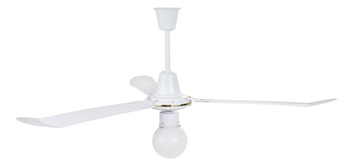 Ventilador De Techo 3 Aspas 1l E27 Blanco