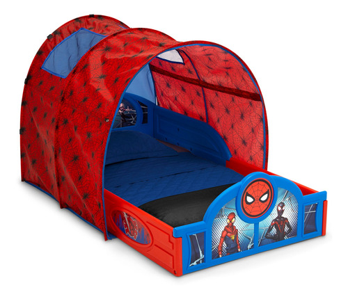 Cama Infantil Sin Colchón Con Diseño De Spider-man Marvel