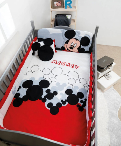 Set De Edredon Para Cuna De Bebe Mickey Mouse Disney