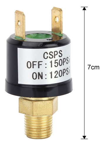 Interruptor De Control Presión Compresor Aire De 120-150 Psi