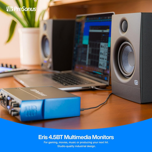 Monitor De Estúdio Bluetooth Presonus Eris 4.5bt Gen2, 1 Par