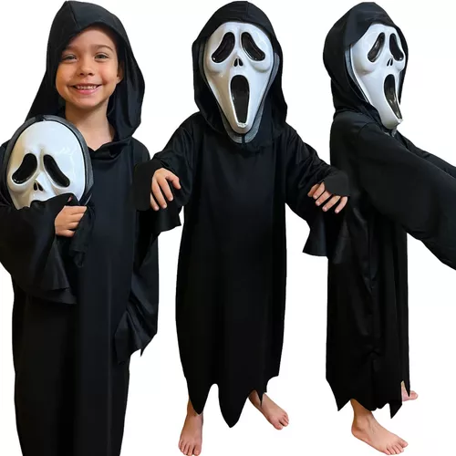 Fantasia Fantasma Menino Halloween Infantil